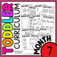 February Month 7 Toddler Curriculum Workbook Homeschool Tot School Daycare