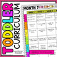 February Month 7 Toddler Curriculum Workbook Homeschool Tot School Daycare