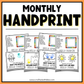 Monthly Handprint Keepsake Art