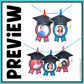 Editable Graduation Bulletin Decor [Pre-k, Preschool, Kinder] End of the Year
