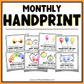 Monthly Handprint Keepsake Art