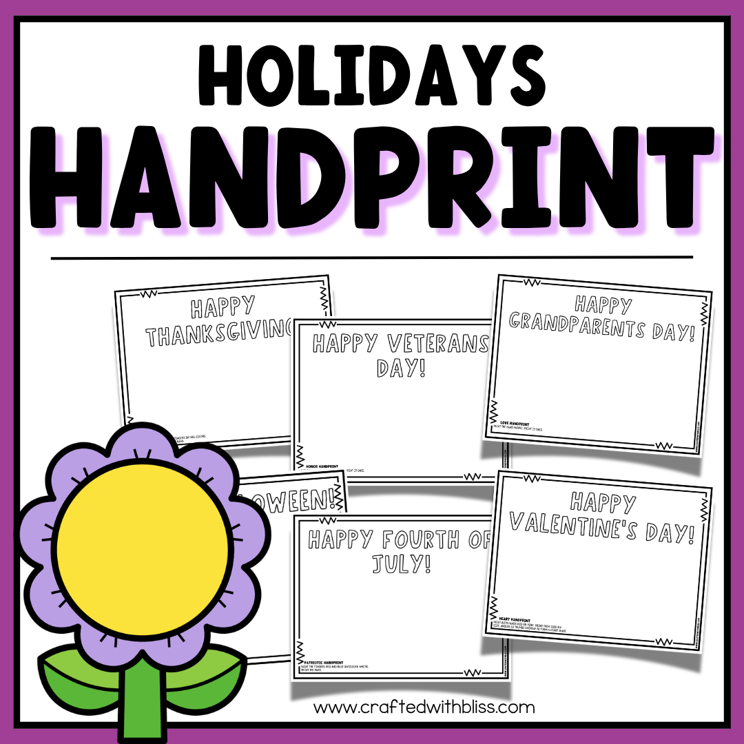 Handprint Art Craft Keepsake Mini Bundle