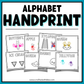 Alphabet Handprint Keepsake Art