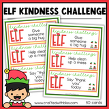 Elf Kindness Challenge Cards