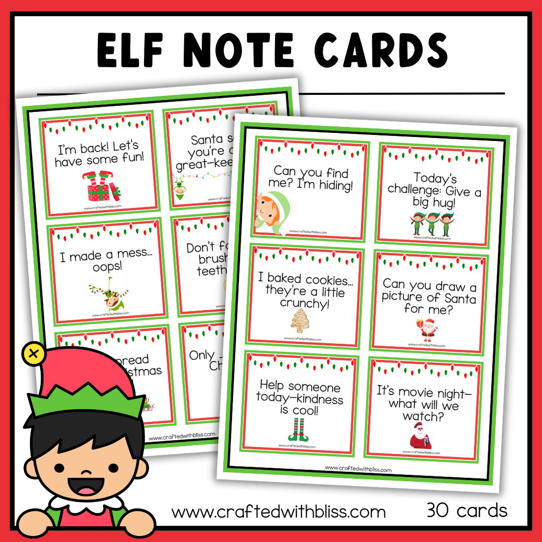 Elf Activities Mega Bundle