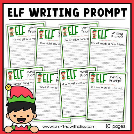 Elf Writing Prompt Printable