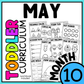 May Month 10 Toddler Curriculum Workbook Homeschool Tot School Daycare