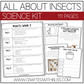 All About Insects Science K-2 Worksheet Activity 2 Week Plan