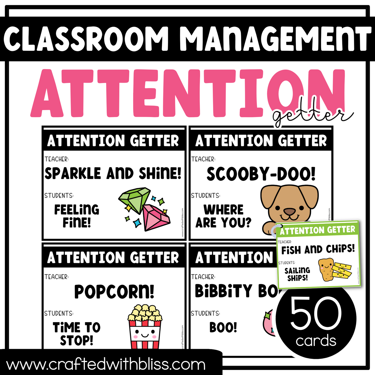 Fun and Silly Attention Getter Grabber | Classroom Management Tool