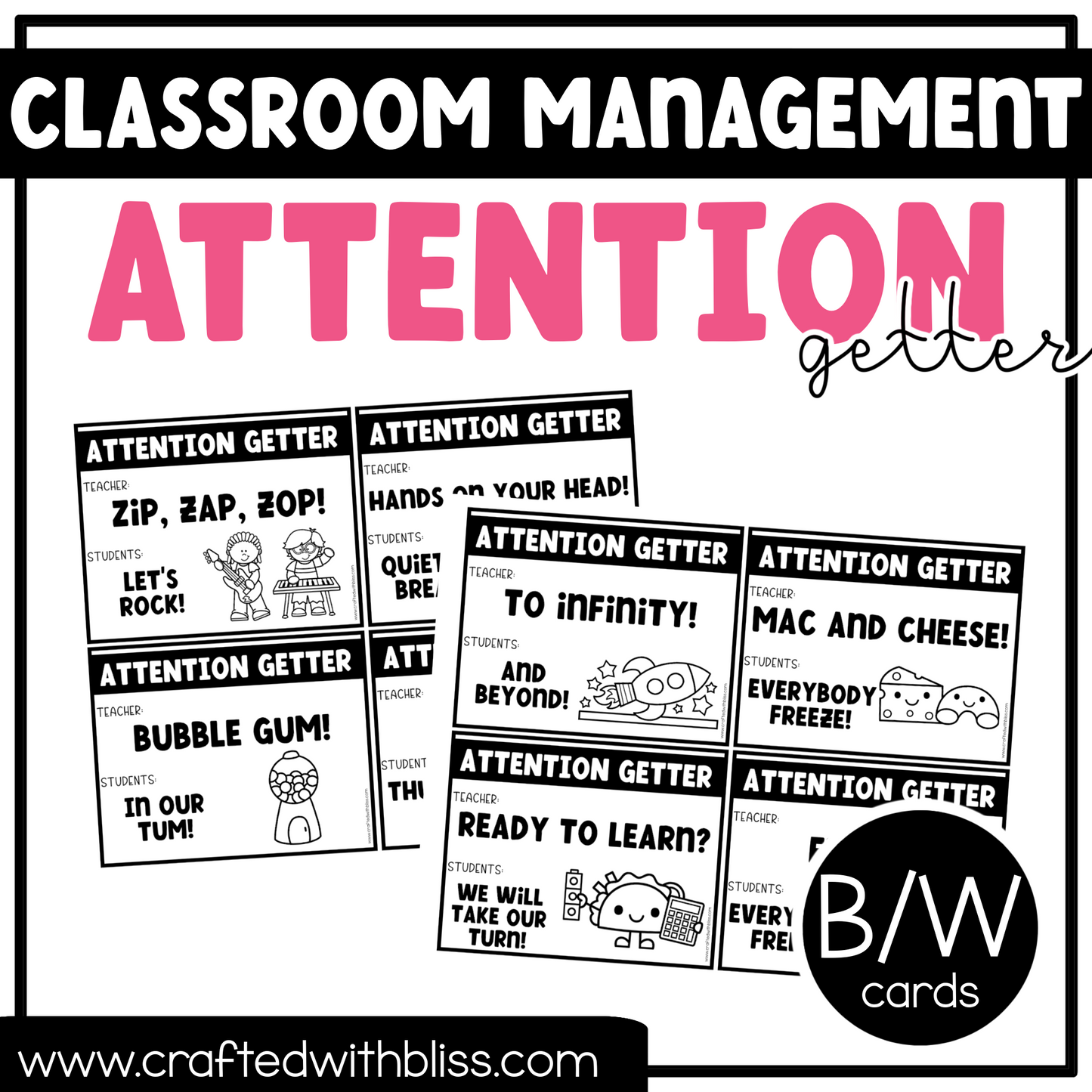 Fun and Silly Attention Getter Grabber | Classroom Management Tool