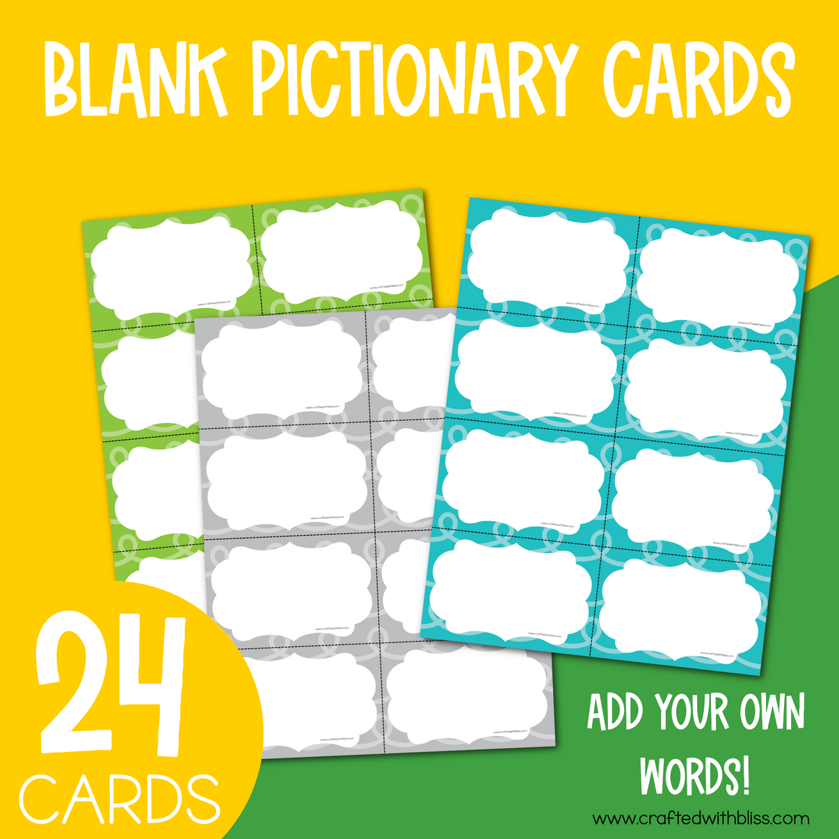 The Ultimate Bible Pictionary Game For Kids - 64 Cards – CraftedwithBliss