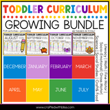 Toddler Curriculum Growing Bundle Tot School Homeschool Daycare 2-3 yo 48 Themes