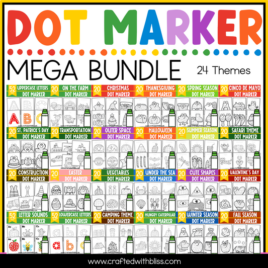 Themed Dot Marker Mega Bundle