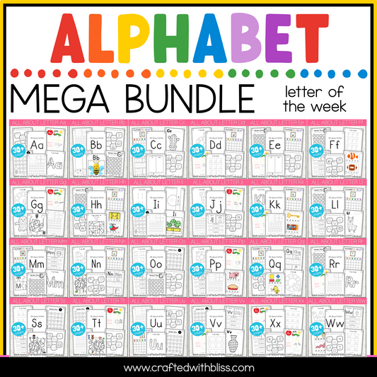 Alphabet Worksheet Mega Bundle