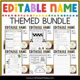 Editable Learning Name Worksheets | Morning Work