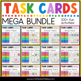 Task Cards Math and Literacy Mega Bundle