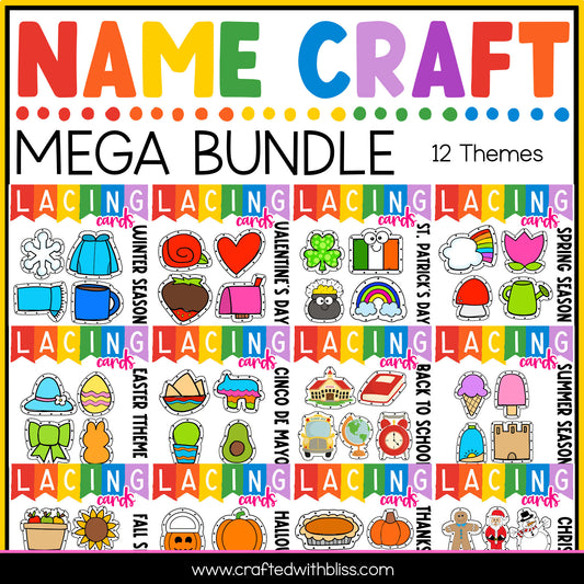 Name Craft For Kids MEGA Bundle