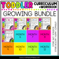 Toddler Curriculum Workbook GROWING BUNDLE Homeschool Tot School Daycare