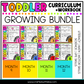 Toddler Curriculum Workbook GROWING BUNDLE Homeschool Tot School Daycare