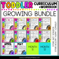Toddler Curriculum Workbook GROWING BUNDLE Homeschool Tot School Daycare