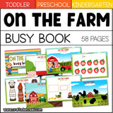 On the Farm Busy Book Binder Quiet Adapted Book