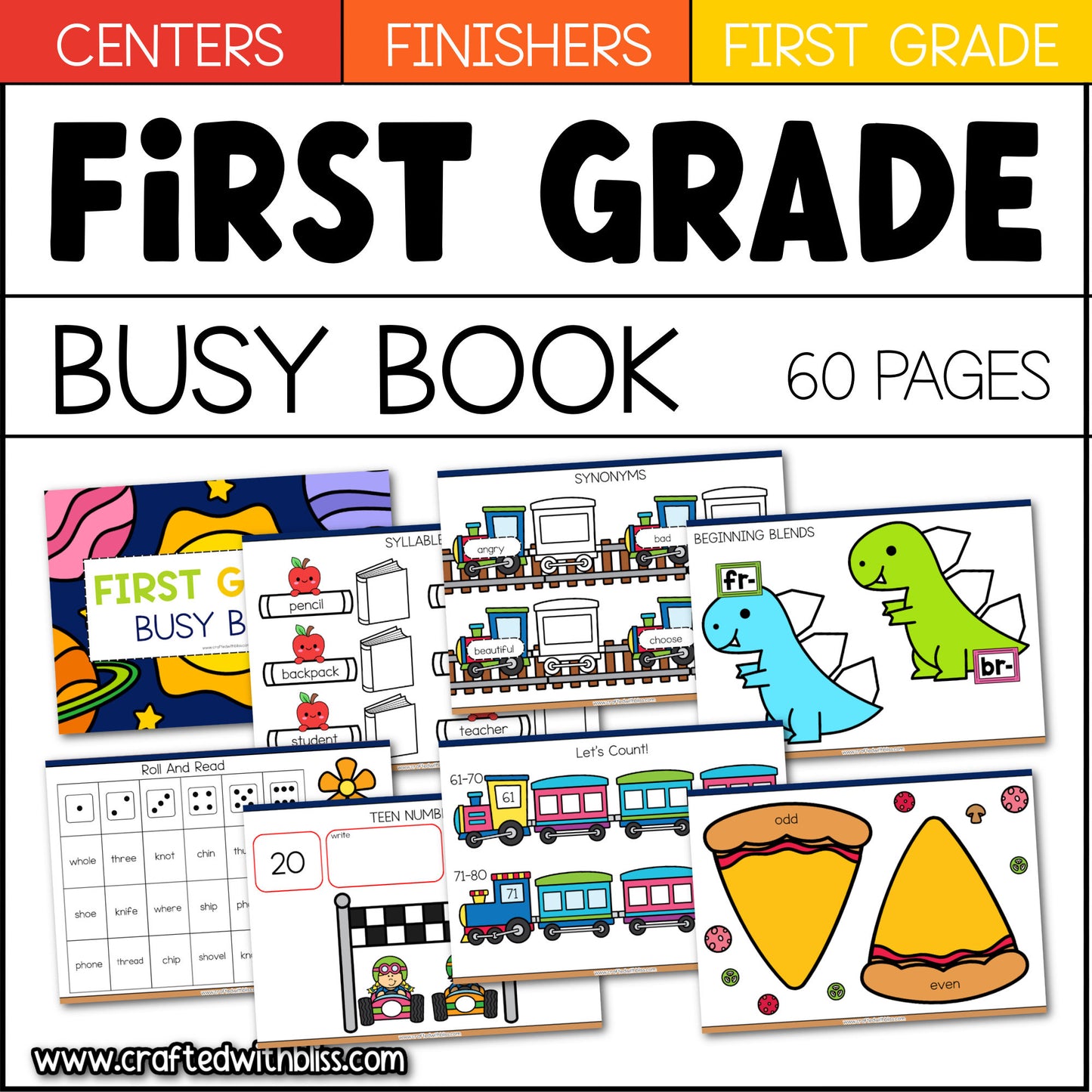 First Grade Busy Book