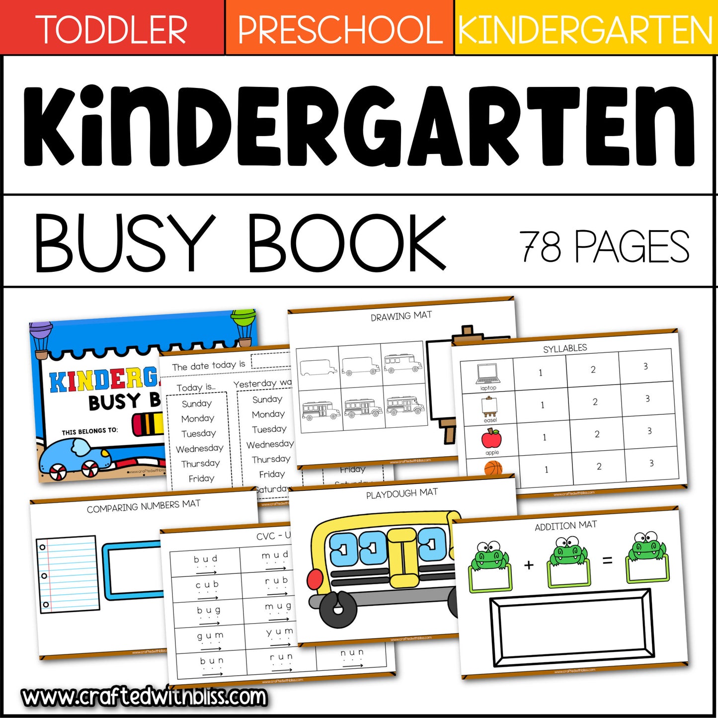 Kindergarten Busy Book