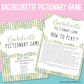 The Ultimate Bachelorette Pictionary Game - 64 Cards