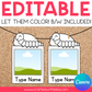 Editable Caterpillar Photo Bulletin Decor | Canva Template