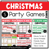 Christmas Party Game Printable Bundle