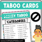 Magical Disney Taboo Party Game 150 Cards Fun Friday Ice Breaker Brain Break Game Night Forbidden Words