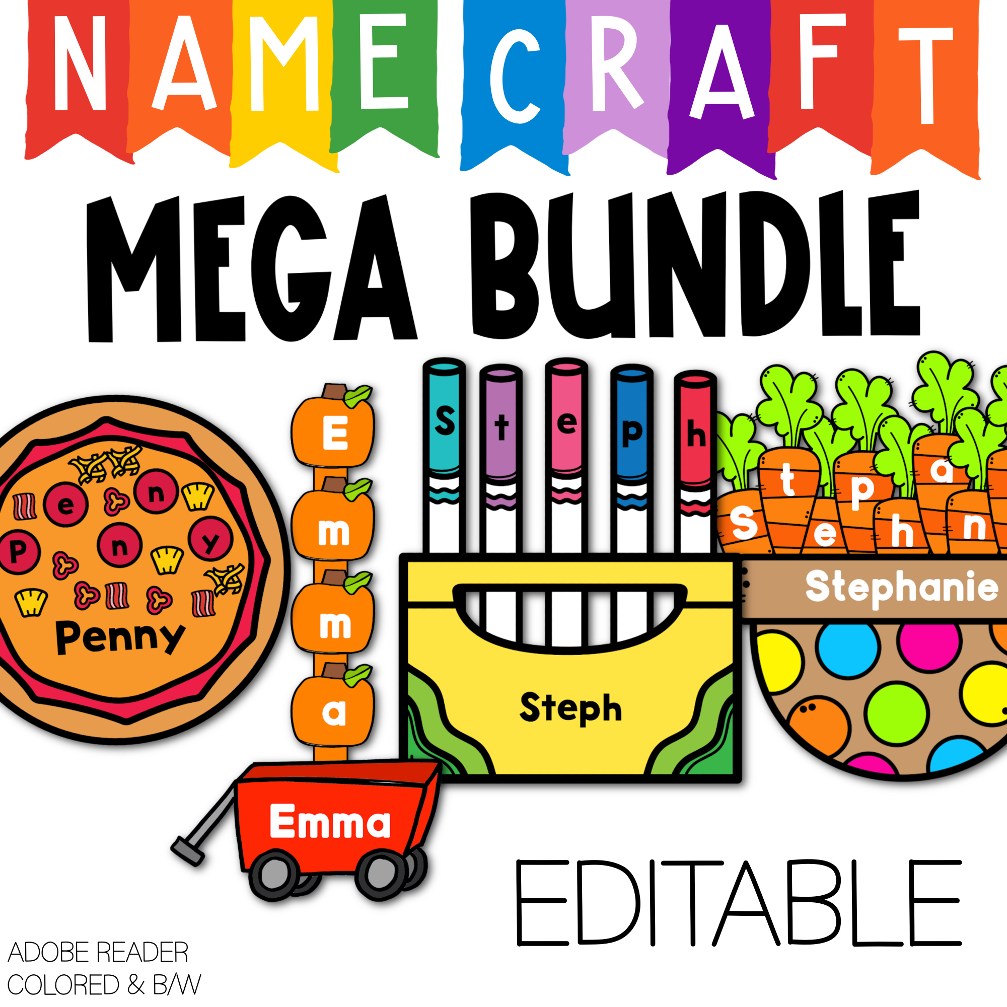 Name Craft For Kids MEGA Bundle β CraftedwithBliss