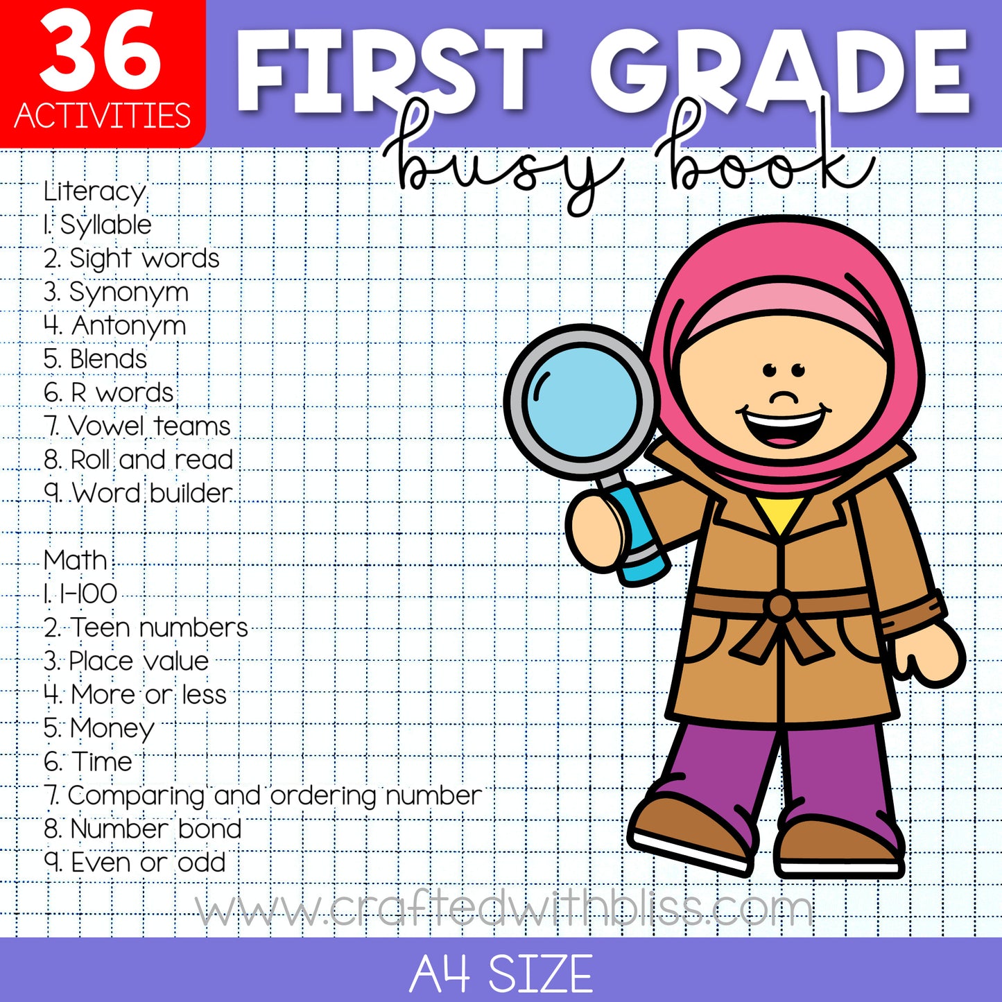 First Grade Busy Book