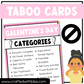 Galentine's Day Taboo Party Game 150 Card Fun Friday Ice Breaker Brain Break