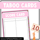 Galentine's Day Taboo Party Game 150 Card Fun Friday Ice Breaker Brain Break