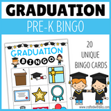20 Cards Graduation BINGO For Preschool-Kindergarten