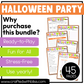 Printable Halloween Party Games For All Bundle 30+ Games