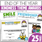 Editable End of the Year Awards Classroom Certificate Kindness Theme