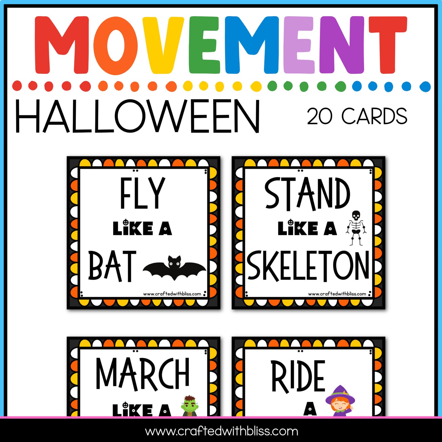 Movement Task Cards Mega Bundle