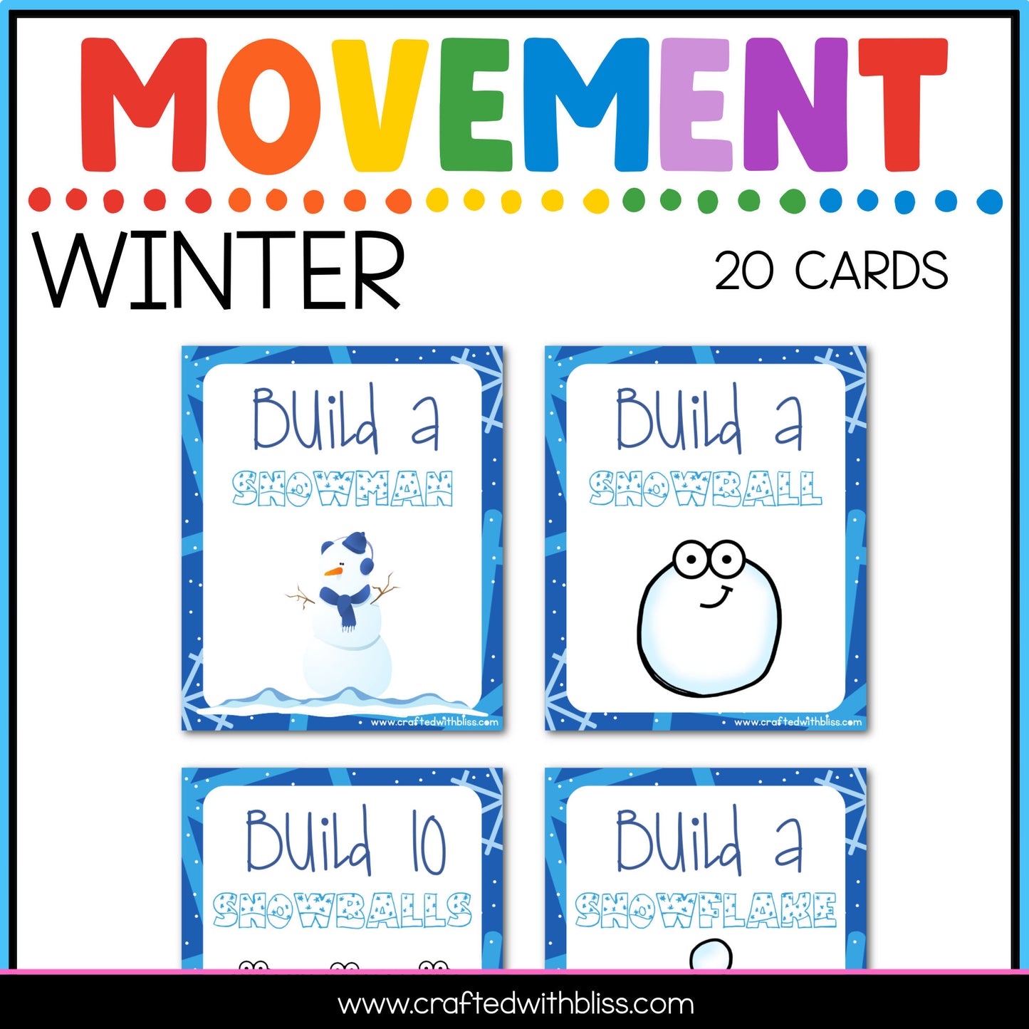 Movement Task Cards Mega Bundle