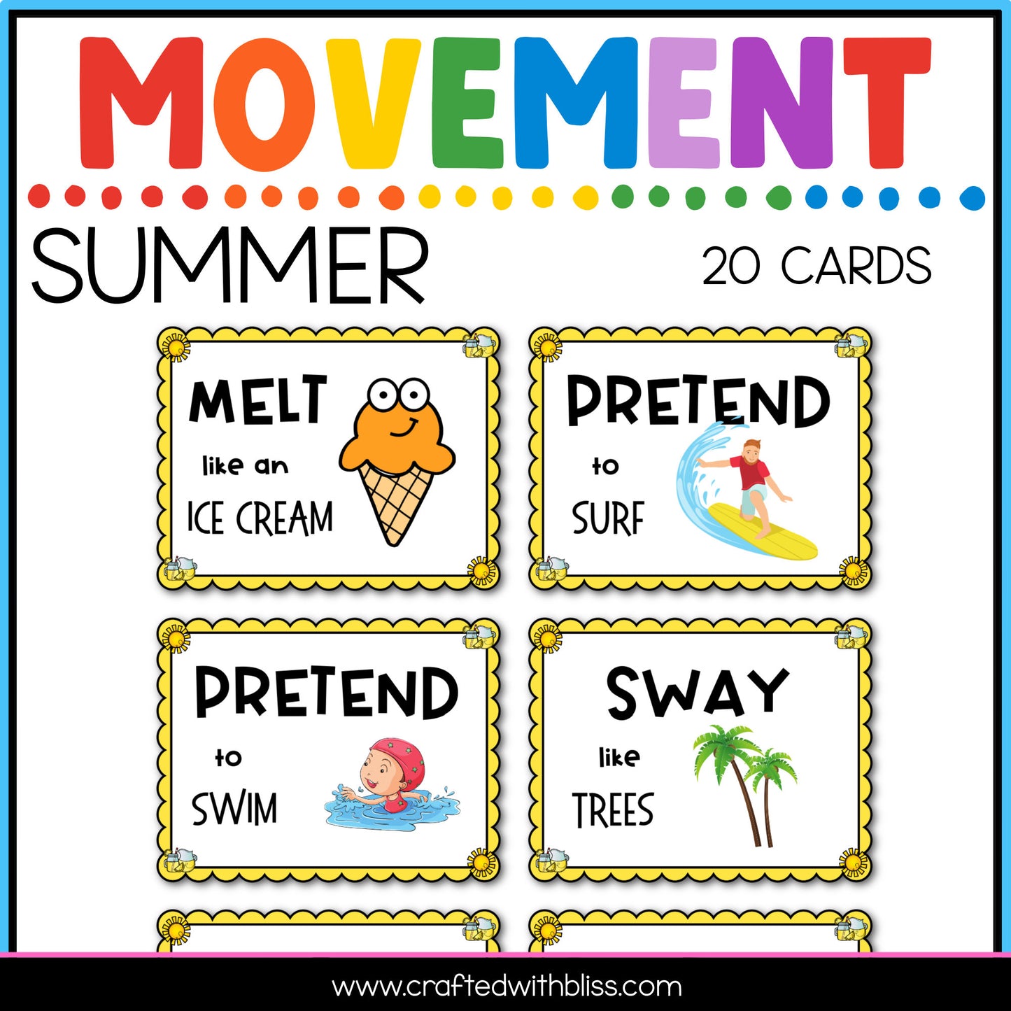 Movement Task Cards Mega Bundle