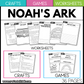 Noah's Ark Bible Story Worksheet Games Crafts