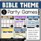 Bible Theme Party Game Printable Bundle Christian Sunday School