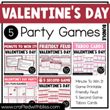 Valentine's Day Party Game Printable Bundle