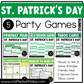 St. Patrick's Day Party Game Printable Bundle Game Night