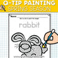 Q-Tip Painting - Spring Season Fine Motor Activity | Spring Craft