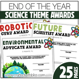 Editable Science End of the Year Awards