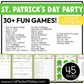 Printable St. Patrick's Day Party Games For All Bundle 30+ Games