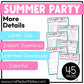 Printable Summer Party Games For All Bundle 30+ Games