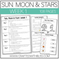 Sun, Moon & Stars Day and Night Science K-2 Worksheet Activity 2 Week Lesson Plan Science Curriculum Learning Resources